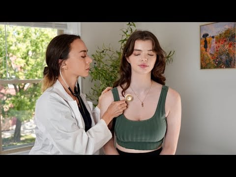 ASMR Full Body Medical Exam [Real Person] Head to Toe Assessment, Cranial Nerve Tingles ,Scalp, Feet