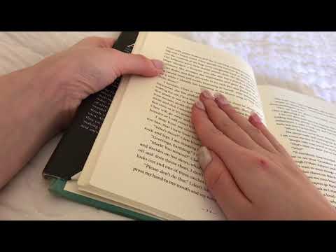 ASMR INAUDIBLE WHISPERING + PAGE TURNING