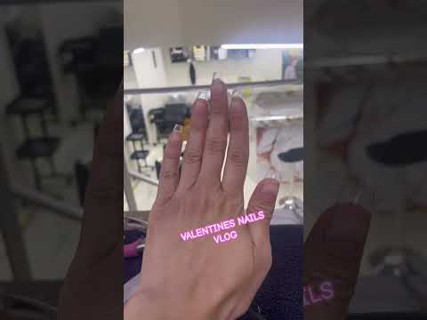 VALENTINES NAILS VLOG 🫶🏻 #asmr