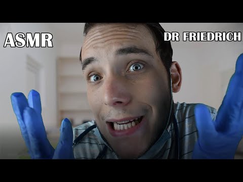 ASMR Crazy German Doctor Friedrich | Medical Experiment | Cranial Nerve Examination