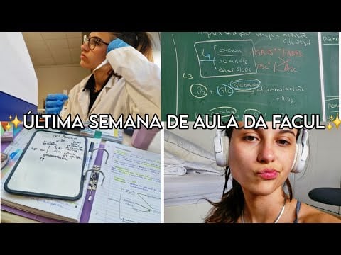 ASMR MINHA ÚLTIMA SEMANA NA FACULDADE✨️