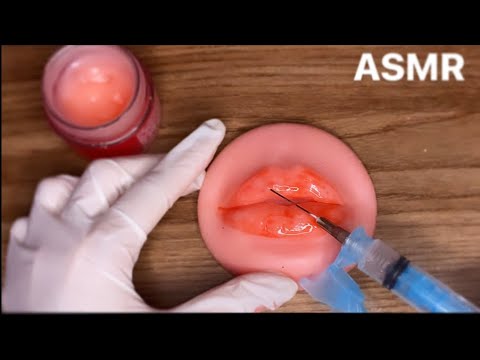 ASMR- FAZENDO PREENCHIMENTO LABIAL