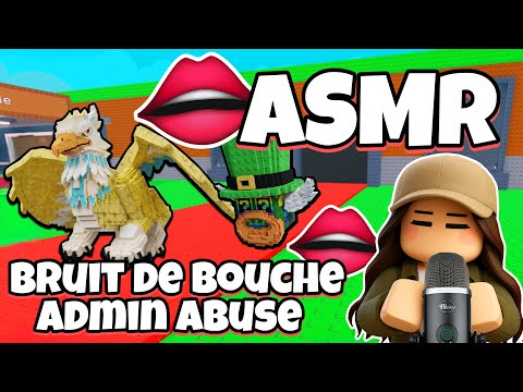 ASMR Français • BRUIT DE BOUCHE TRÈS PROCHE DU MICRO ET ADMIN ABUSE TACO SUR ROBLOX ! 😴🌮
