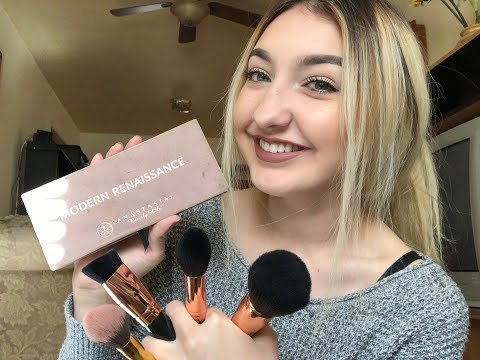 ASMR Roleplay Doing your makeup | Soft Spoken