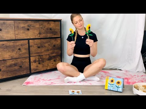 (ASMR) Peacefully Building A Lego Sunflower