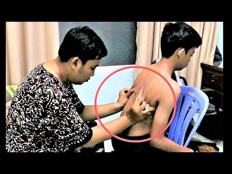 Intense ASMR Relaxing Back Massage by Pherak - 1K Subscribes Congratulation