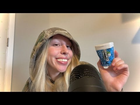 ASMR gum chewing + mouth sounds *no talking*