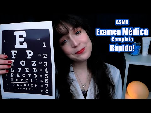 ⭐ASMR [Sub] Examen Médico Rápido de: Vista, Rostro, Limpieza Oídos, Dentista, Nervios Craneales