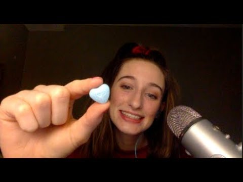 Valentine's Candy Eating ASMR and whisper ramble