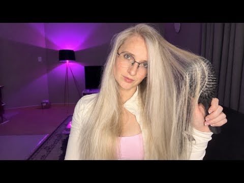 ASMR Hair Sounds and Hair Brushing for you to Relax