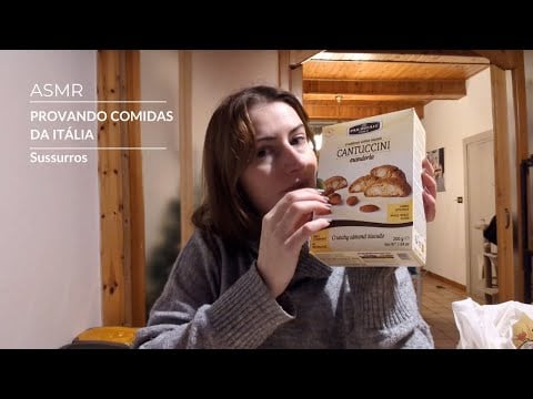 ASMR - Provando comidas da Itália | SOLANGE PRATA