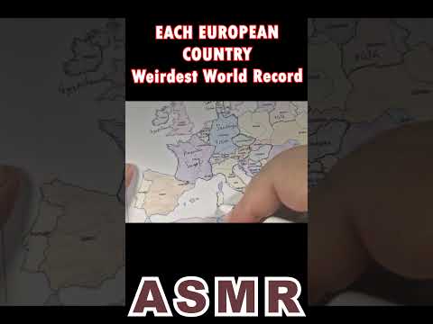 Every European Country’s Weirdest World Record #asmrfacts #asmrfunny #asmrfun