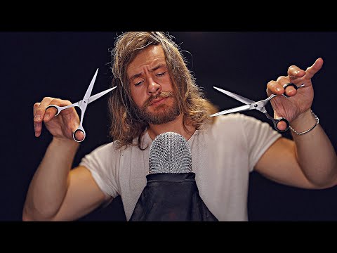 💈 Ultra FAST RAW ✂️Professional Barbershop Scissor Cut✂️ASMR [1Hour]