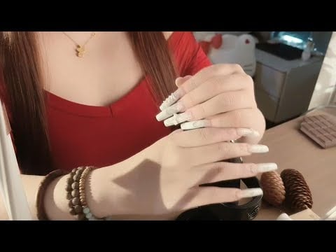 Sleep Aid Triggers | Cute Girl Gentle ASMR Scraping & Mouth Sounds