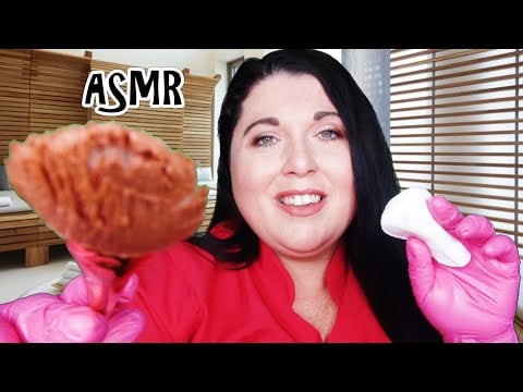 ASMR Spa Anti Aging Facial Roleplay (with Ocean Sounds) (Face Massage, Gloves, Visual Triggers)
