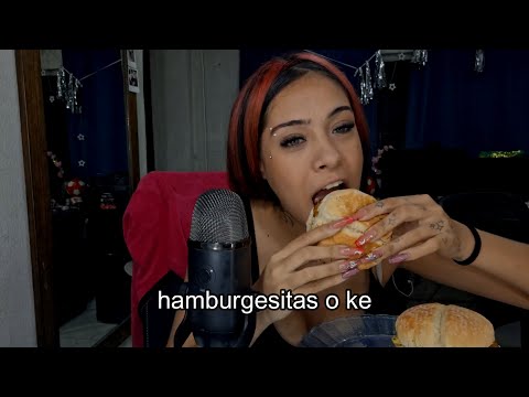 ASMR HAMBURGUESAS MUKBAMG ZORETIT0 