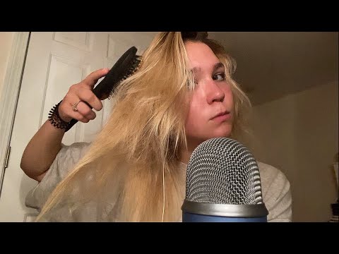 ASMR Brushing My Hair