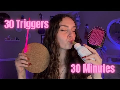 ASMR | 30 of YOUR FAVORITE Triggers in 30 Minutes!😴