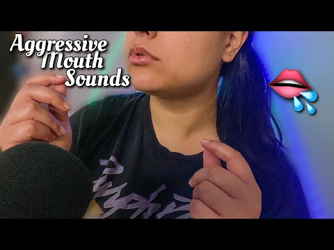 ASMR~ ✨Fast & Aggressive Sounds | Mouth Sounds | #tapping #scratching✨