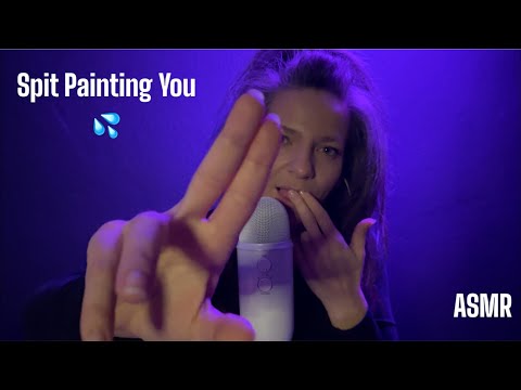 ASMR | Spit 💦 Painting You To Sleep | Very Relaxing