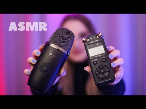 ASMR | TASCAM vs BLUE YETI | SONS DE BOCA INTENSOS DE ORELHA A ORELHA | Ear to ear | Binaural