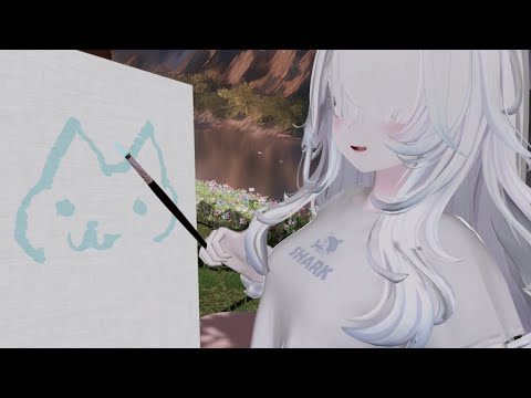 Kairi Ross te enseña a pintar un gatitos silly 😸🎨 ASMR VRCHAT