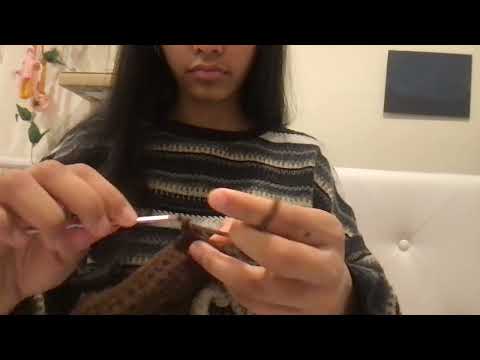 asmr crochet a skirt w/ me