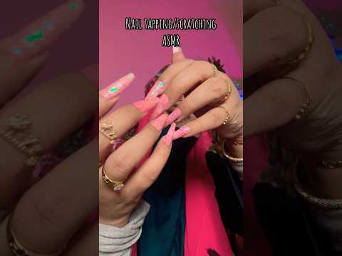 Nail tapping /scratching ASMar #nails #fypシ゚viral