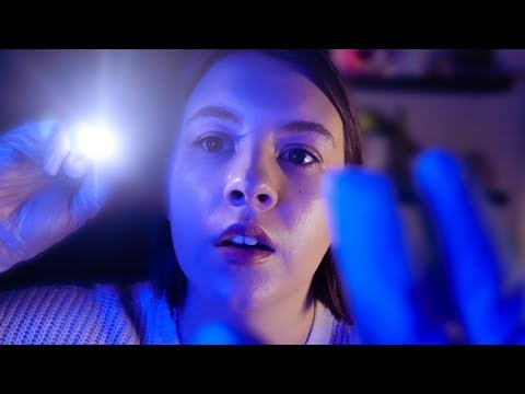 ASMR Your Post-OP Cranial Nerve Exam (Whispered, Medical, Tests, Questions, Lights)