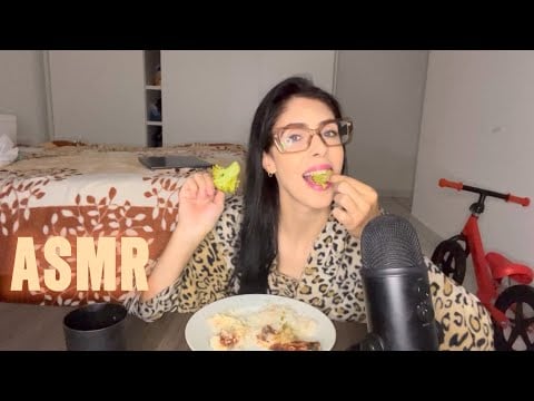 ASMR - Almoçando e conversando com vocês 🫶🏻 #mukbang #asmr