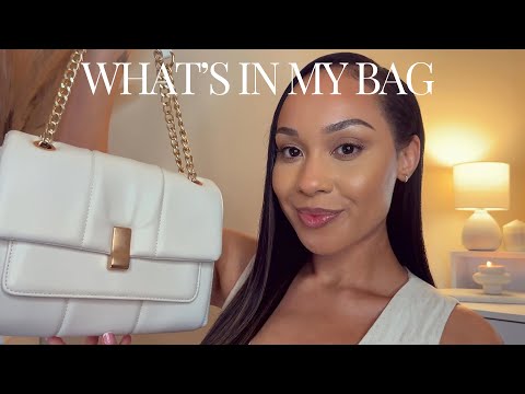 ASMR What's In My Bag 🤍 Purse Essentials * Relaxing * #asmr