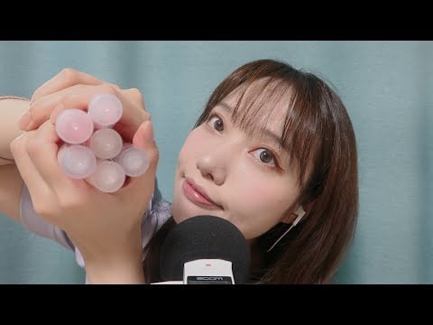 ASMR 립오일 끝에 스핏페인팅