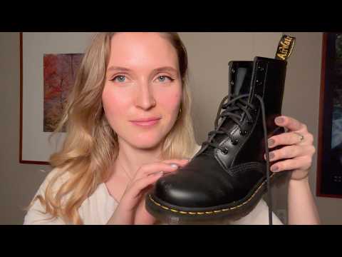 ASMR Over Explaining My Shoe Collection 👟 (tapping, soft-spoken)