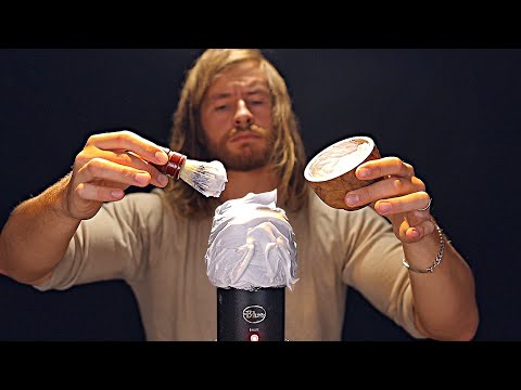 Ultra Slow RAW Barbershop Shaving Foam Only 💈ASMR💈