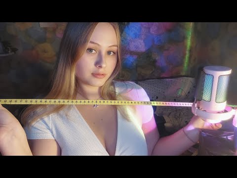 ASMR Измерю твоё лицо • Визуальные триггеры🥱✨️ Measure your face • Visual triggers