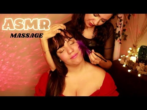 💤 MASSAGE ASMR pour s'endormir - crane , épaules, cheveux