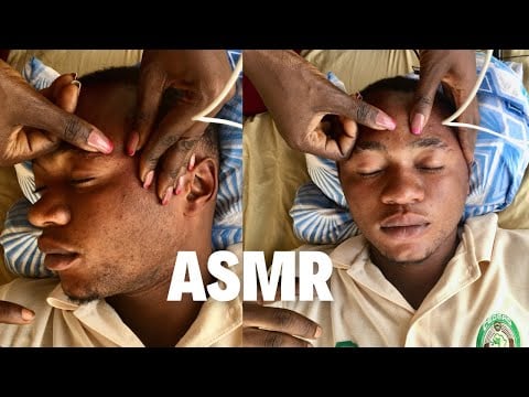 Asmr Outdoor Facial Skincare Massage