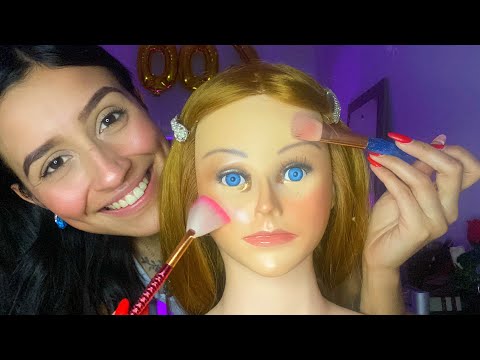 Asmr: amiga te ajuda a se maquiar! #asmr #asmrsonsdeboca