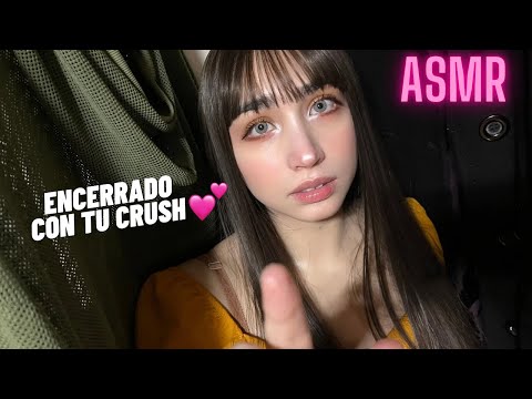 ASMR| Encerrado con TU CRUSH en EL ARMARIO💕 (Roleplay)