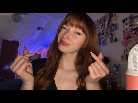 ASMR ♡ Fast & Aggressive Hand Sounds/Movements w/ Mouth Sounds (Wave Crash, Coconut Rain +)