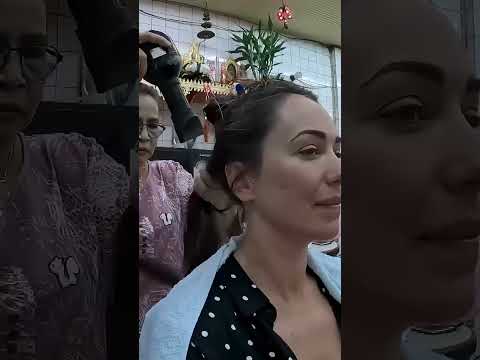 Extraordinario lavado y secado de cabello a cuatro manos en el Barrio Chino de Bangkok #hair