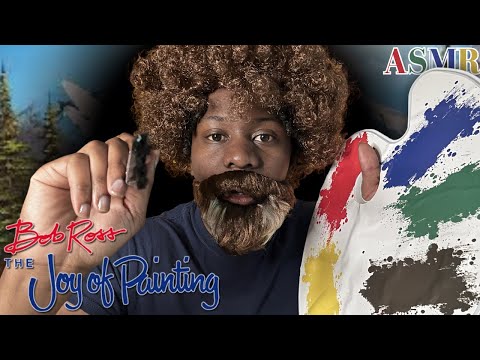 ASMR Bob Ross Paints Your Face With Tingles