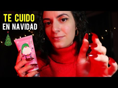 ASMR español ATENCION PERSONAL Te Cuido en Navidad 🎄❤️