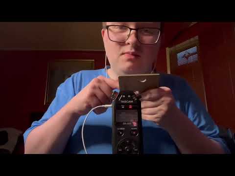 ASMR Tiggers on the TASCAM, with background sounds