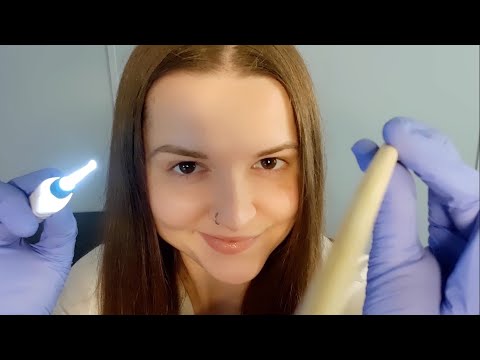 ASMR | Ear Nose & Throat Exam 👃 Soft Spoken Doctor Roleplay (You're Sick 🤒)