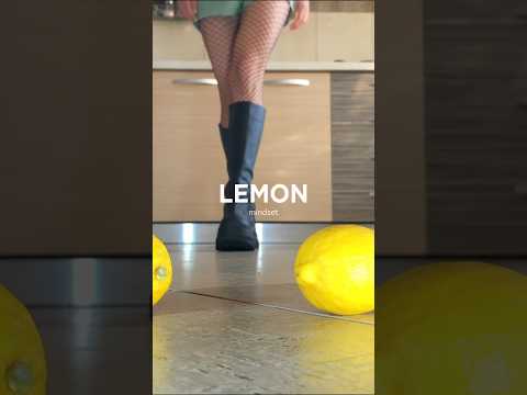 Demon Crushers vs. Lemon! Oddly Satisfying Boots Crushing Food! ASMR