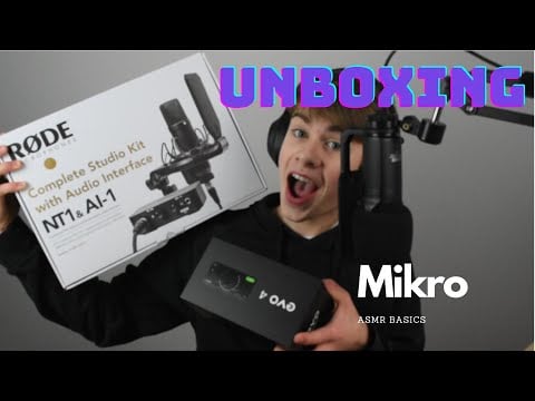 [ASMR] Mikrofon Rode NT1 Unboxing | Review | + Interface evo 4 |  Deutsch