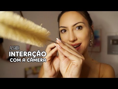 ASMR INTERAÇÃO COM A CÂMERA PARA DORMIR (gatilhos arrepiantes)