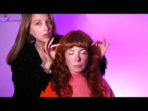 ASMR Salon Micro Finishing Touches + Hair Styling ✨ gentle perfectionist hair adjustments roleplay