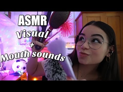 ASMR VISUAL🙈😝| ASMR MOUTH SOUNDS (mouth sounds muy relajante) | ASMR español para dormir | Pandasmr